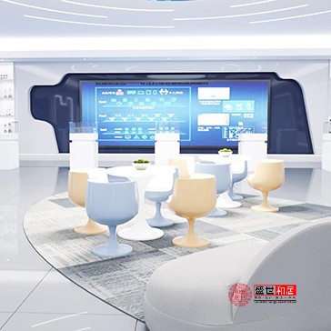合肥多功能企業(yè)展廳設(shè)計裝修全景案例